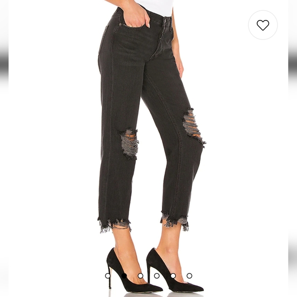 Maggie Mid-Rise Straight-Leg Jeans 30 New with Tags - Picture 2 of 10